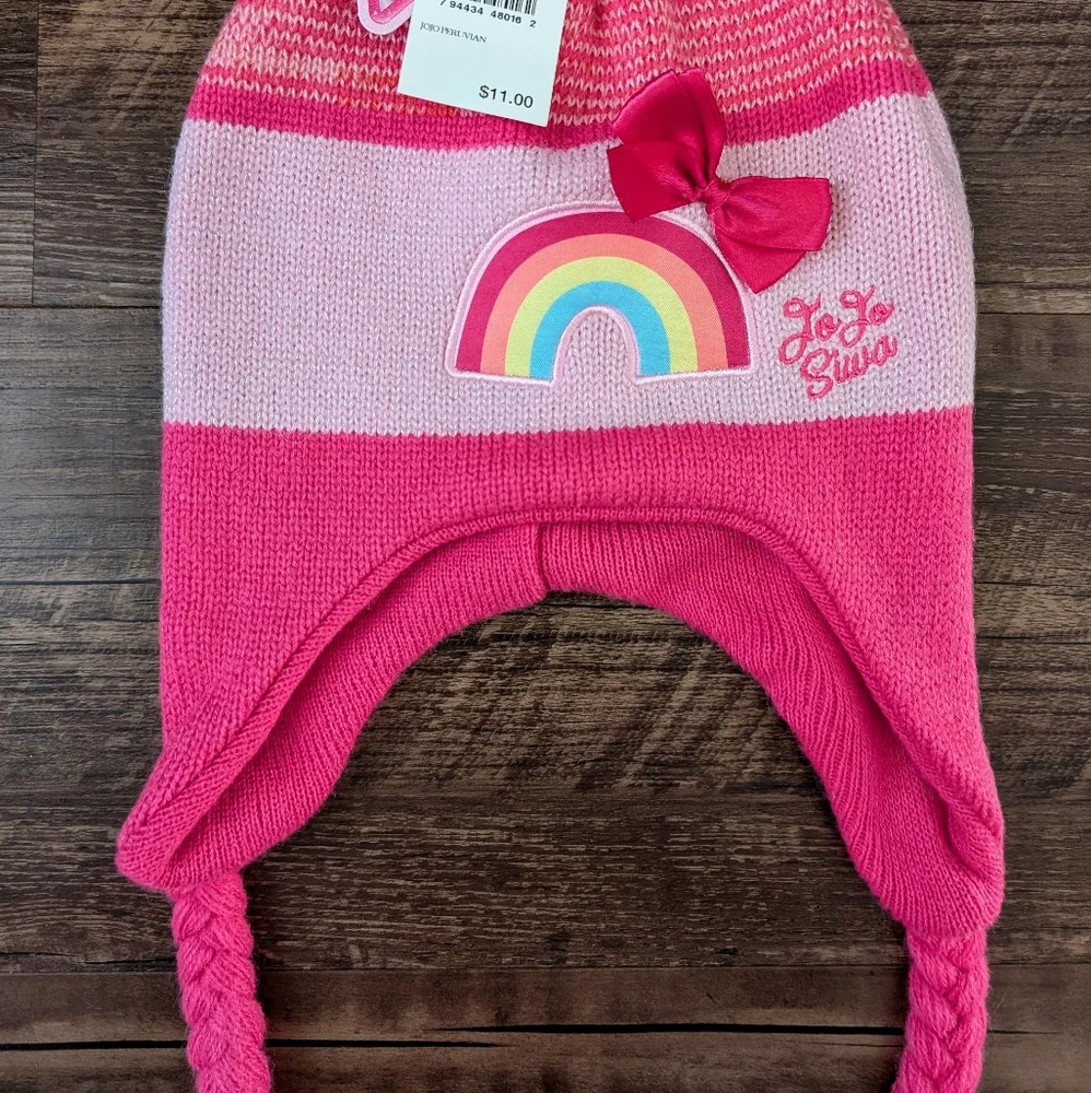 NWT Nickelodeon JoJo Siwa Pink Beanie Hat